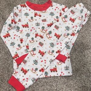 Stitchy Fish Christmas Toy Pajama set Boys size 6